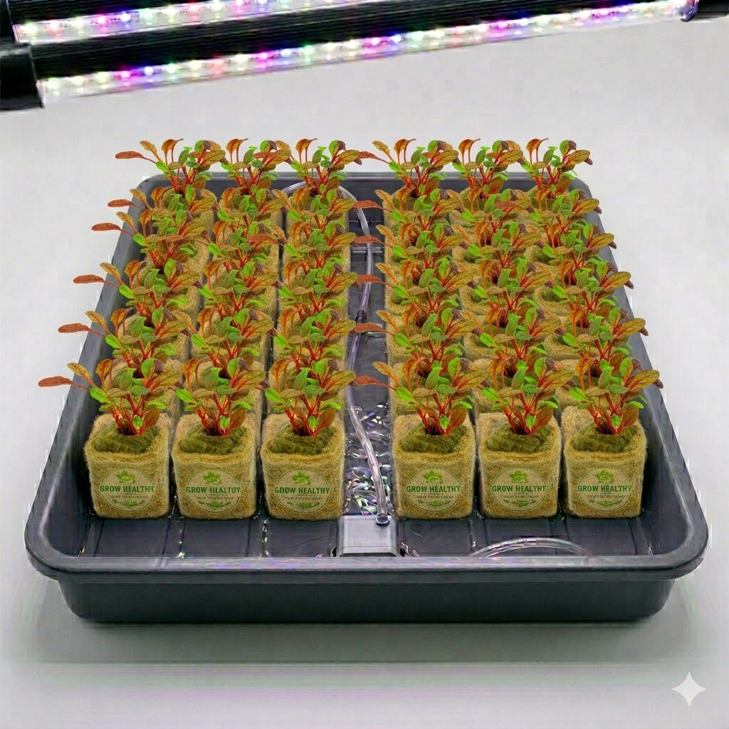 Swiss Chard Hydroponic Seedling Grow Healthy Eat Healthy