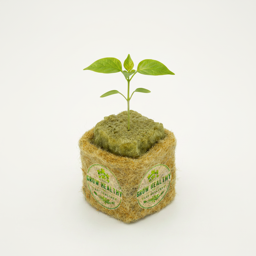 Sweet Yellow Pepper Hydroponic Seedlings