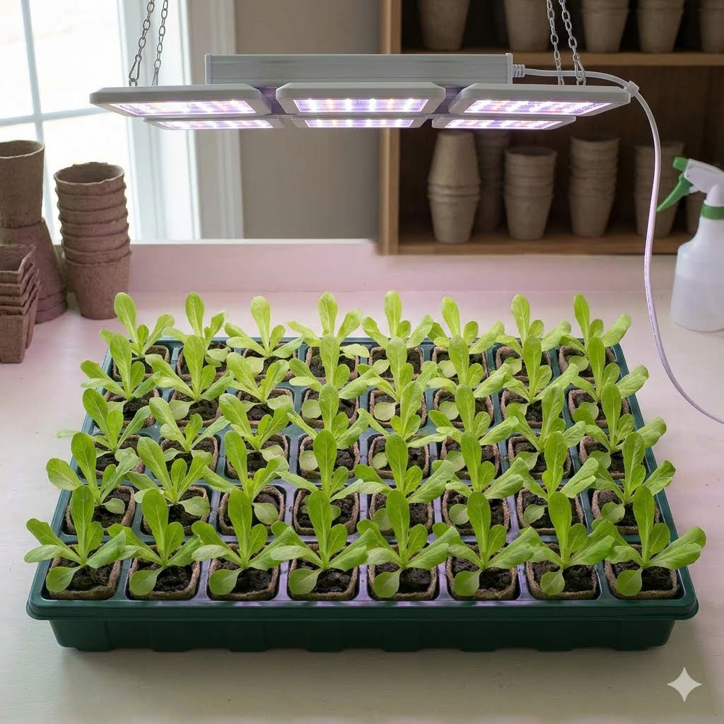 Butterhead Lettuce Hydroponic Seedling Grow Healthy Eat Healthy