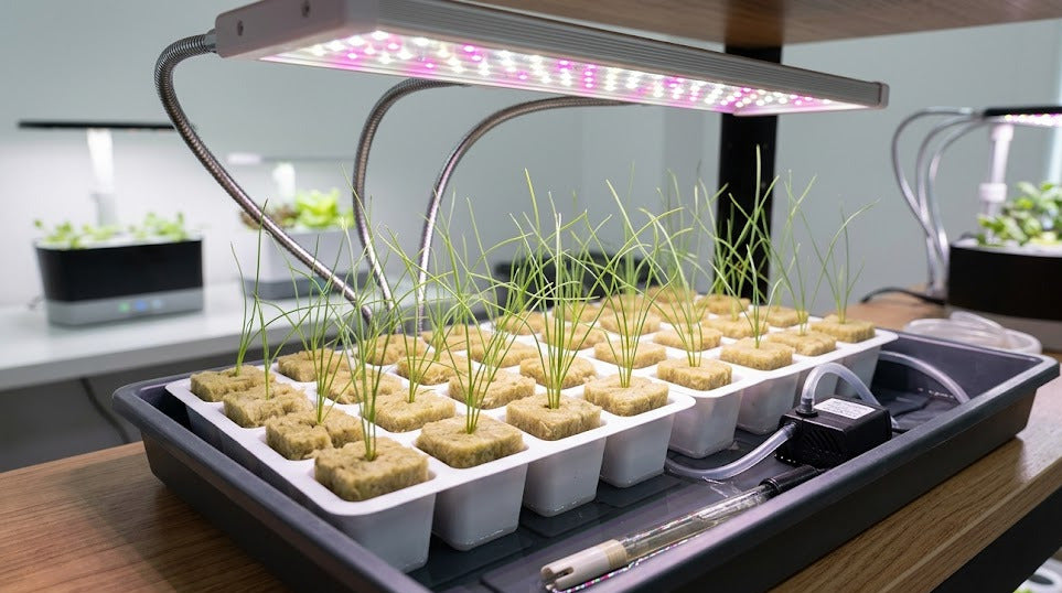 Chive Hydroponic Seedling Grow Healthy Eat Healthy